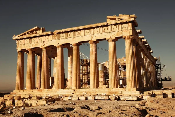 Храм Парфенона Акрополі Греція — стокове фото