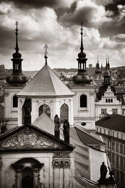 Vista Panorámica Del Horizonte Praga Con Edificios Históricos República Checa —  Fotos de Stock