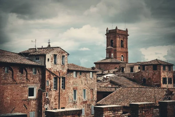 Oude Middeleeuwse Stad Siena Italië — Stockfoto