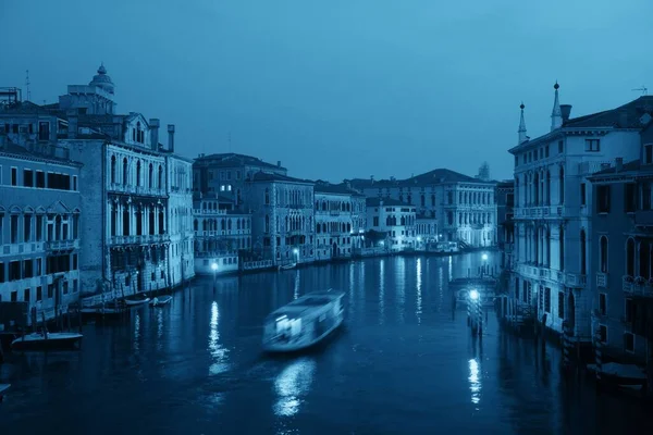 Veneza Grand Canal Nascer Sol Barco — Fotografia de Stock