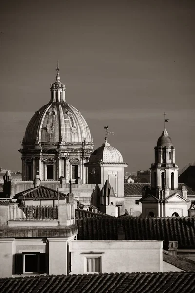 로마의 역사적 건축물과 도시의 스카이라인을 위에서 것이다 이탈리아 — 스톡 사진