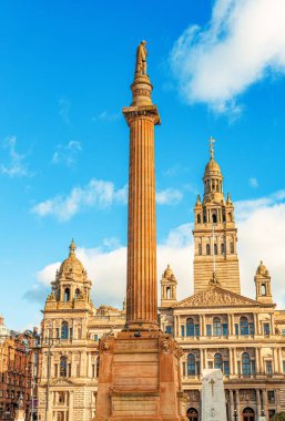 George 'daki Şehir Konseyi Binası Glasgow, İskoçya, Birleşik Krallık