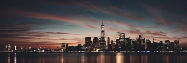 New York City Skyline Urban Med Historisk Arkitektur — Stockfoto