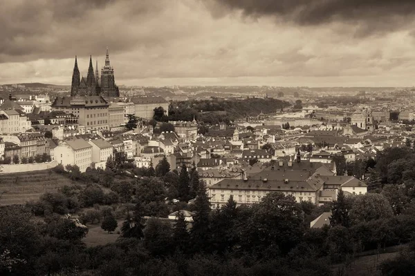Prágai Vár Szent Vitus Katedrálissal Csehországban — Stock Fotó