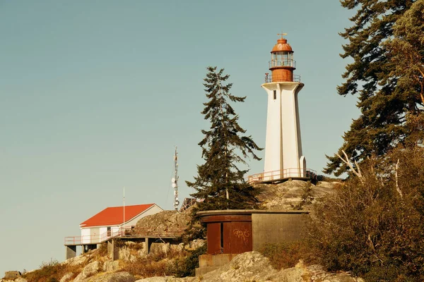 Point Atkinson Light House Vancouver Canadá — Foto de Stock