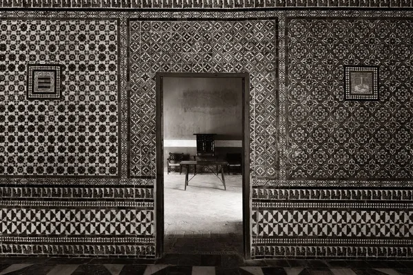 Casa Pilatos Interior View Beautiful Patterns Decoration Seville Spain — Stock Photo, Image