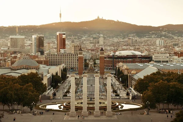 Placa Espanya Барселоні — стокове фото