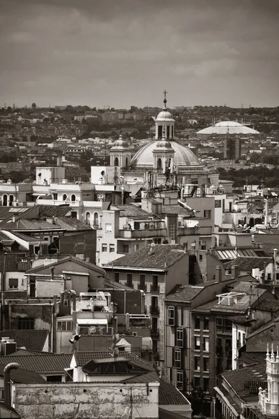 Madrid Uitzicht Skyline Van Stad Koninklijke Basiliek Van San Francisco — Stockfoto
