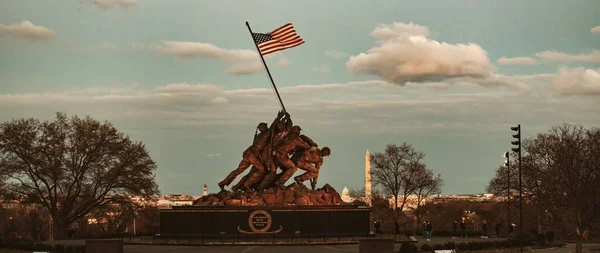 Военный Мемориал Корпуса Морской Пехоты Сша Вашингтоне — стоковое фото