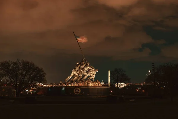 华盛顿特区美国海军陆战队战争纪念馆 — 图库照片