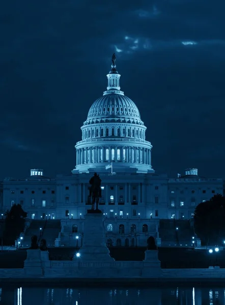 Campidoglio Degli Stati Uniti Washington Notte — Foto Stock