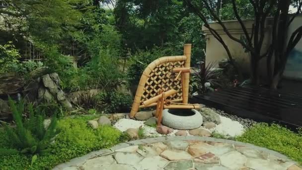 Chiński Ogród Tradycyjnym Wzorem Ogrodnictwa — Wideo stockowe