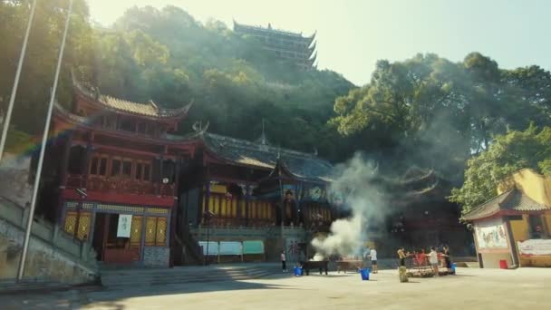 Chongqing Laojundong Taoizmus Templom Kínában — Stock videók