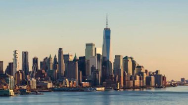 New York City şehir merkezi ufuk çizgisi zaman aşımı