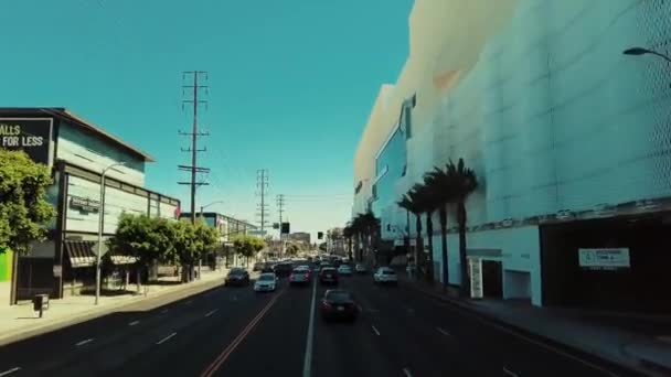 Los Angeles Canifornia Eua Abril 2021 Vista Rua Com Edifícios — Vídeo de Stock