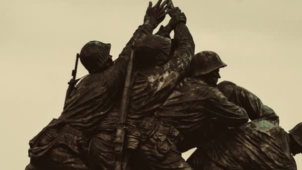 Marine Corps War Memorial Closeup Washington — 비디오