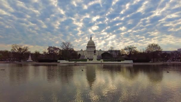 Vista Primer Plano Capitol Hill Washington — Vídeos de Stock