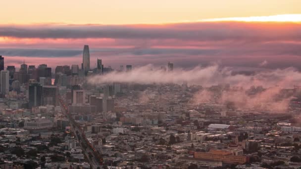 Στο Κέντρο Της Πόλης San Francisco — Αρχείο Βίντεο