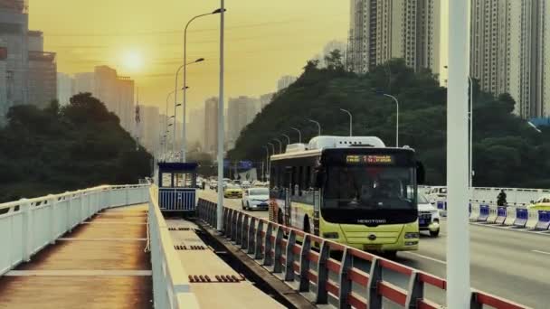 Chongqing Vista Ciudad Arquitectura Urbana China — Vídeos de Stock