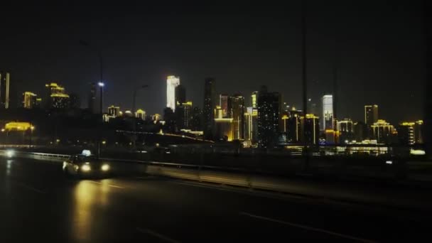 Chongqing Vista Della Città Architettura Urbana Paesaggio Urbano Cina — Video Stock