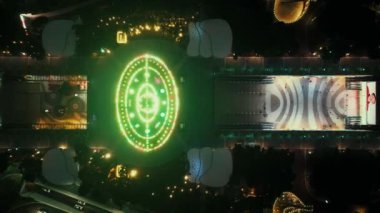 Guangzhou şehri Çin 'de kentsel hava manzarası