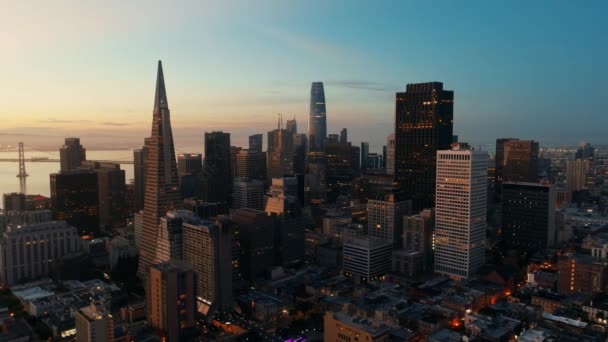 Αεροφωτογραφία Της Πόλης Σαν Φρανσίσκο — Αρχείο Βίντεο