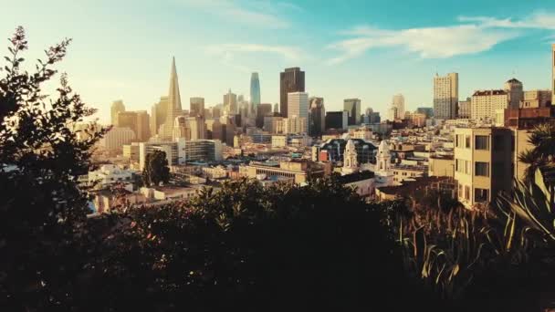 Blick Auf Die Stadt San Francisco — Stockvideo