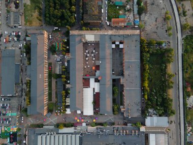 Festival sokak yemekleri yaz havası