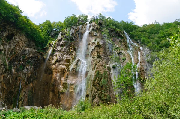 Jeziora plitvice park narodowy, Chorwacja — Zdjęcie stockowe