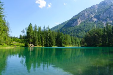 Green lake (Grüner see) in Bruck an der Mur, Austria
