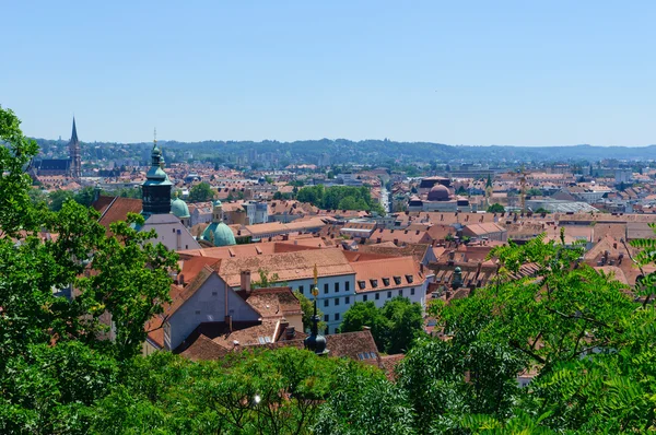 Ausztriában Graz történelmi központjában — Stock Fotó