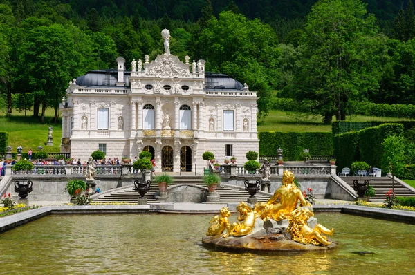 Slot Linderhof paleis in Duitsland — Stockfoto