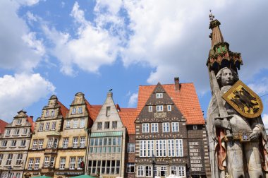 Roland ve eski şehir, bremen, Almanya