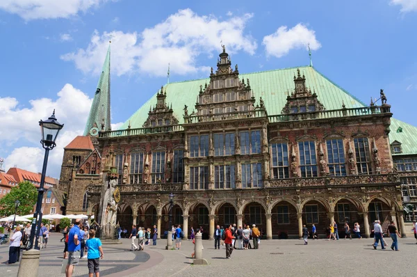 Historische stadhuis van bremen, Duitsland — Stockfoto