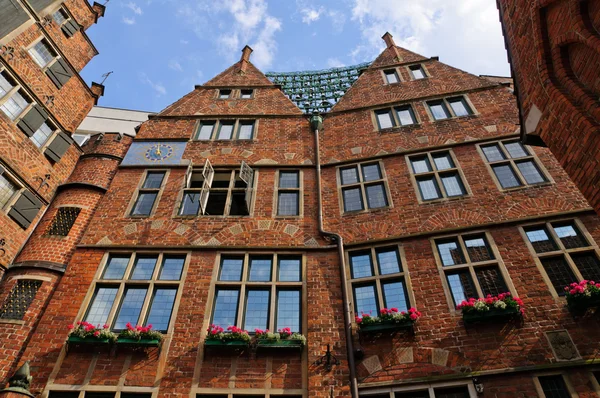 Glockenspiel at the Böttcher street in Bremen, Germany — 图库照片