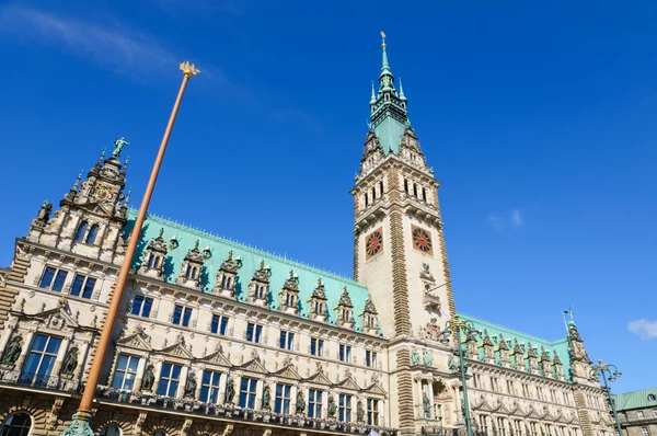 Hamburg city hall — Stok fotoğraf