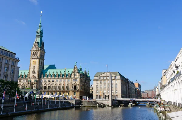 Stadshuset av hamburg — Stockfoto