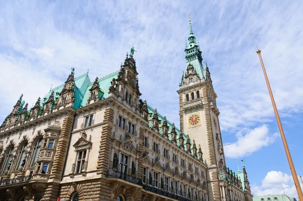 The city hall of Hamburg — Stock Photo, Image