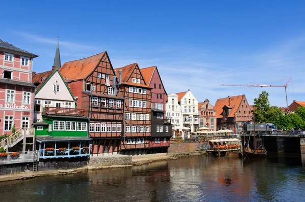 The old port of Lüneburg — Stock Photo, Image