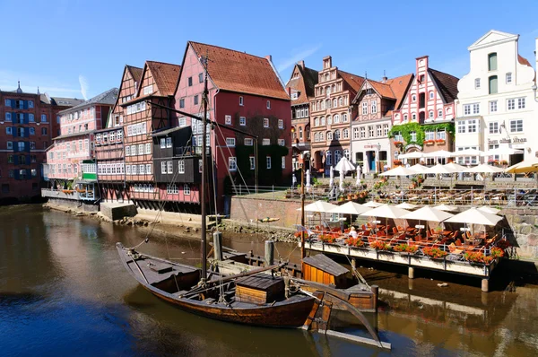 The old port of Lüneburg — Stock Photo, Image