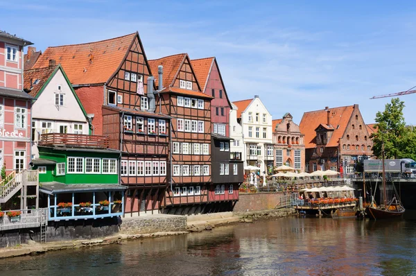 The old port of Lüneburg — Stock Photo, Image