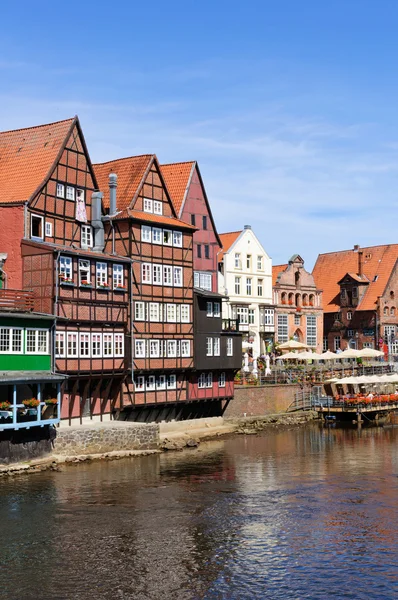 The old port of Lüneburg — Stock Photo, Image