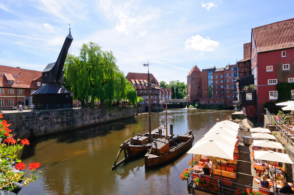 The old port of Lüneburg