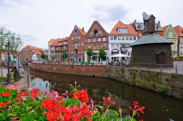 Den gamla staden och den gamla hamnen i stade, Tyskland — Stockfoto