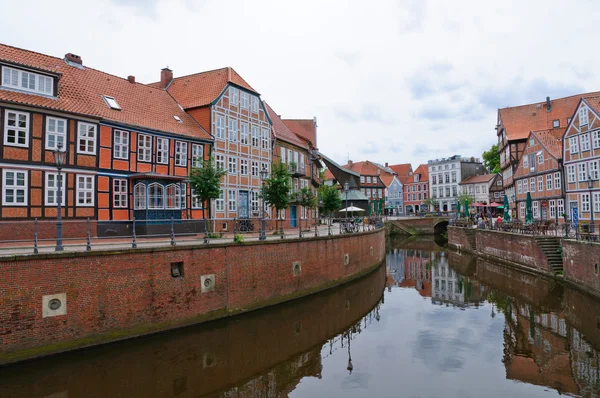 The Old Town and the Old Port of Stade, Germany — Stock Photo, Image