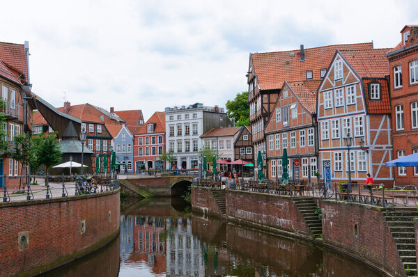 The Old Town and the Old Port of Stade, Germany