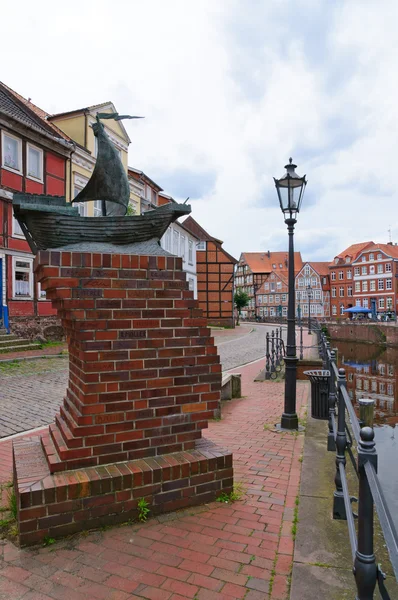 La Città Vecchia e il Porto Vecchio di Stade, Germania — Foto Stock