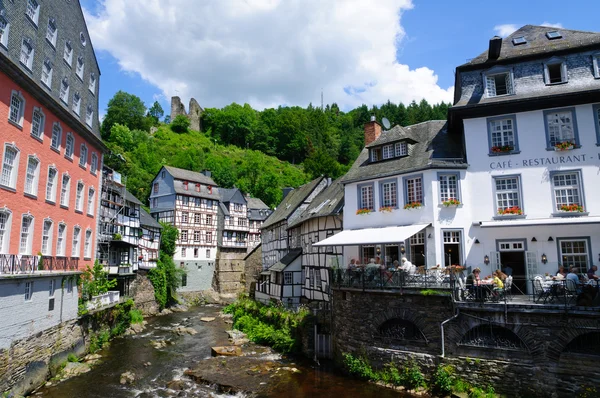 Monschau, Almanya eski şehir — Stok fotoğraf