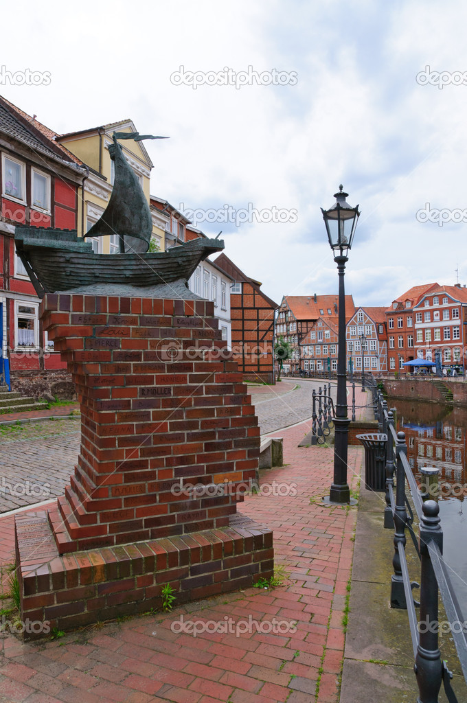 The Old Town and the Old Port of Stade, Germany