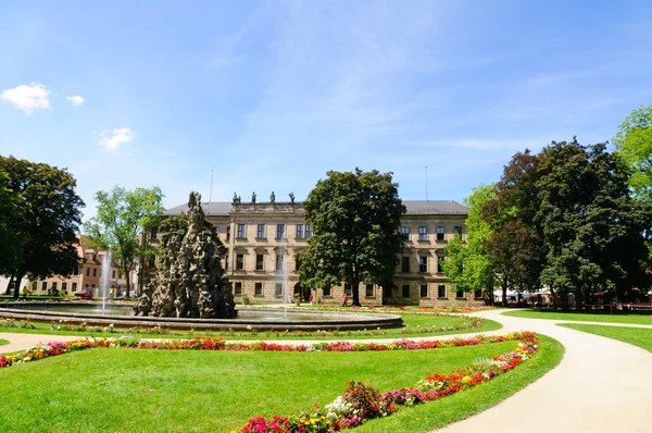 Schlossgarten en el verano en Erlangen, Alemania —  Fotos de Stock